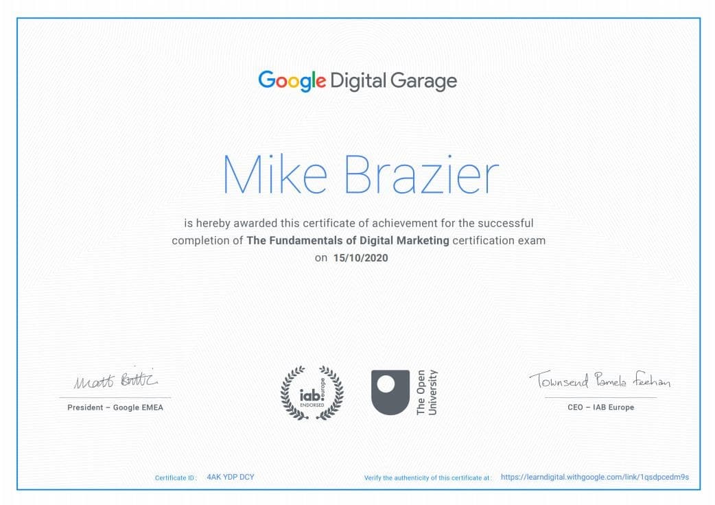 Google Digital Marketing
