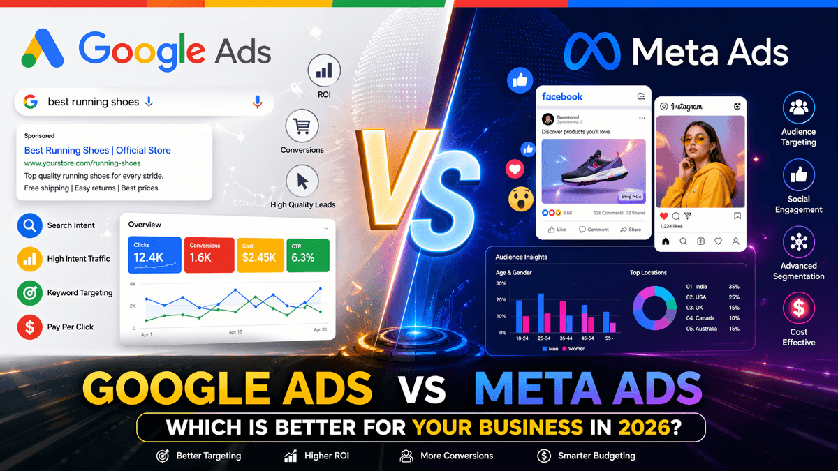 Google Ads vs Meta Ads — Which Is Better for Your Business in 2026?