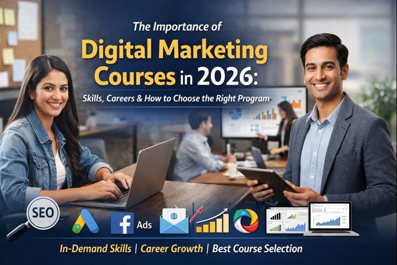 The Importance of Digital Marketing Courses in 2026: Skills, Careers & How to Choose the Right Program
