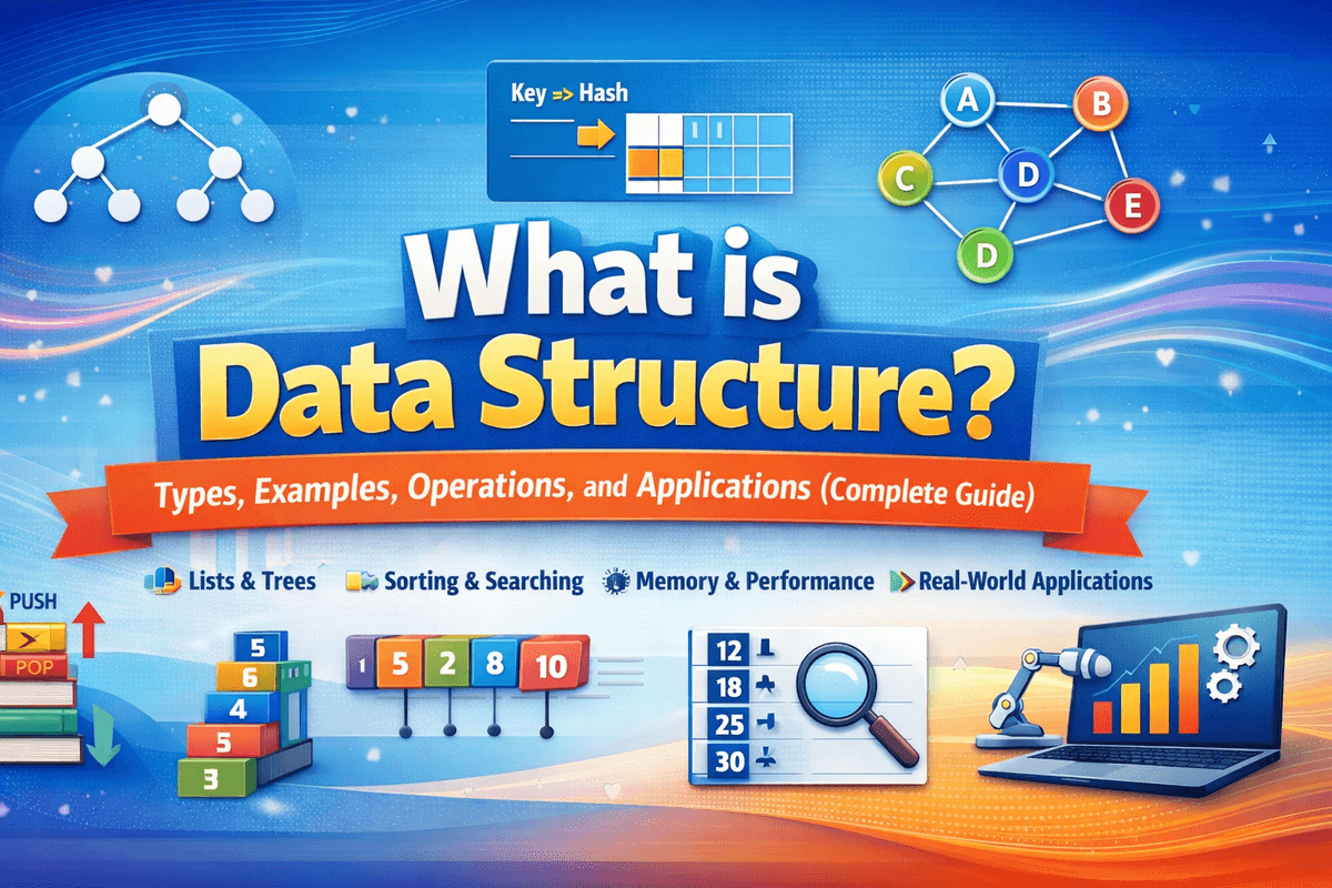 What is Data Structure? Types, Examples, Operations, and Applications (Complete Guide)