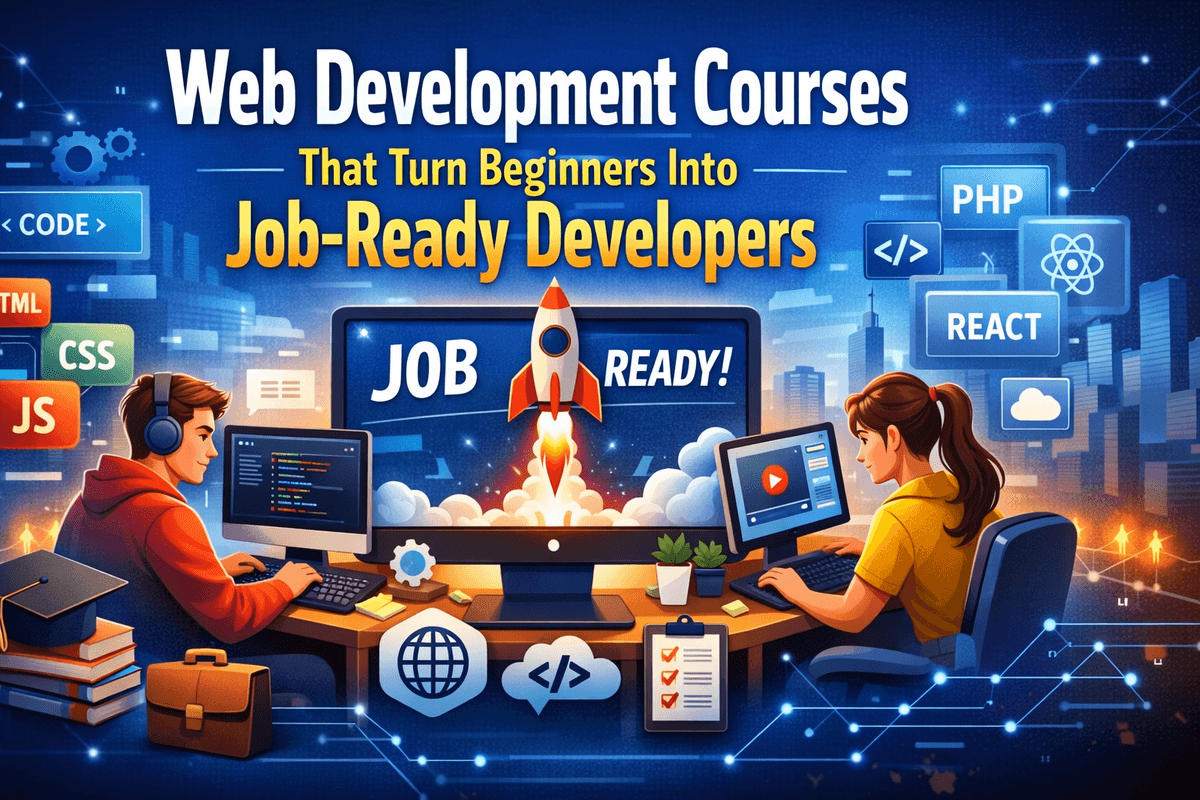 Web Development Courses That Turn Beginners Into Job-Ready Developers