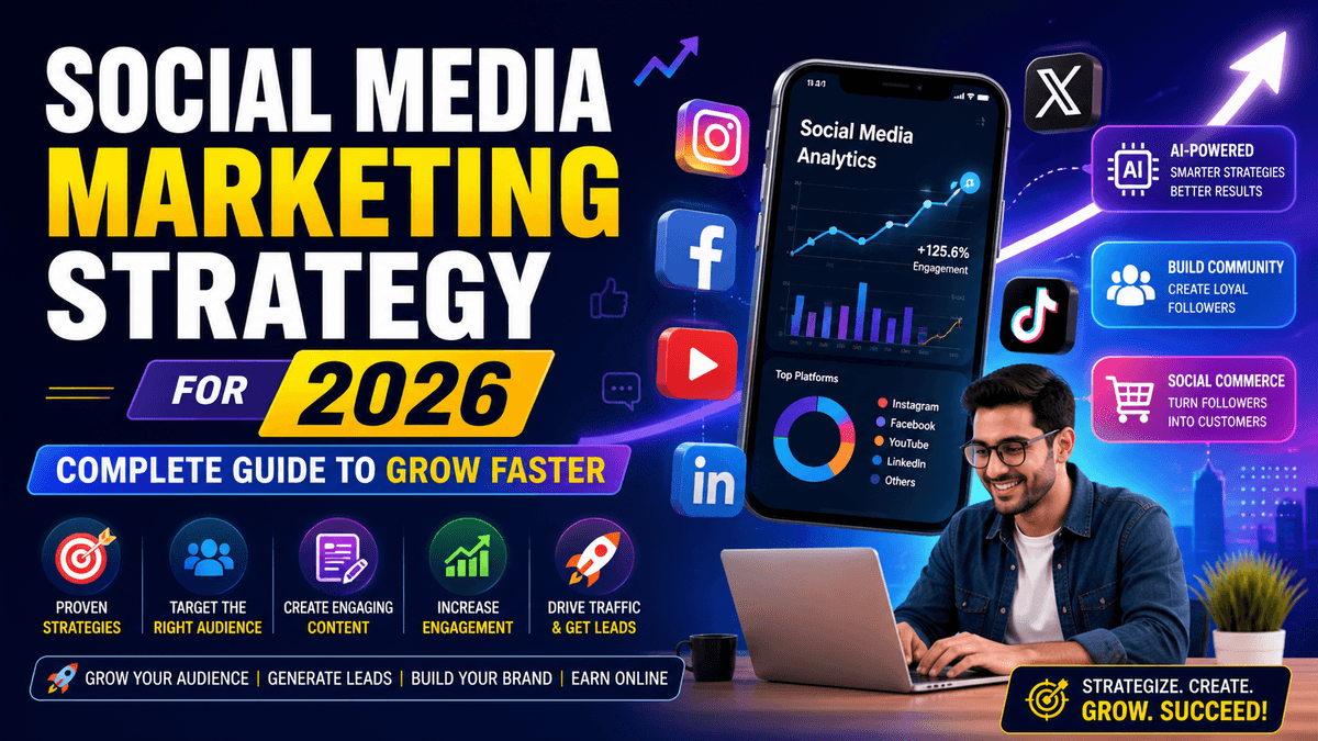 Social Media Marketing Strategy for 2026 – Complete Guide to Grow Faster 