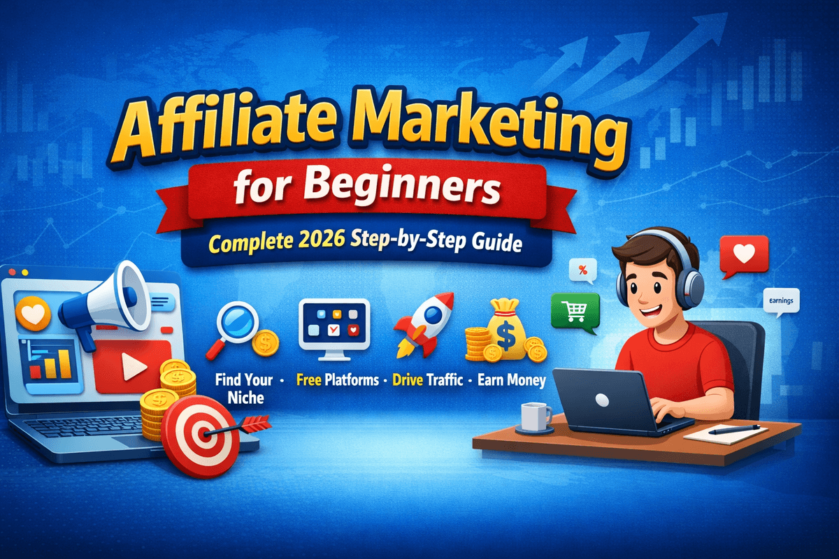Affiliate Marketing for Beginners – Complete 2026 Step-by-Step Guide