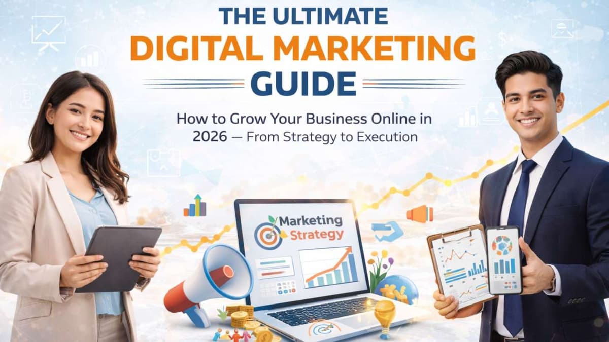 The Ultimate Digital Marketing Guide How to Grow Your Business Online in 2026 — From Strategy to Execution
