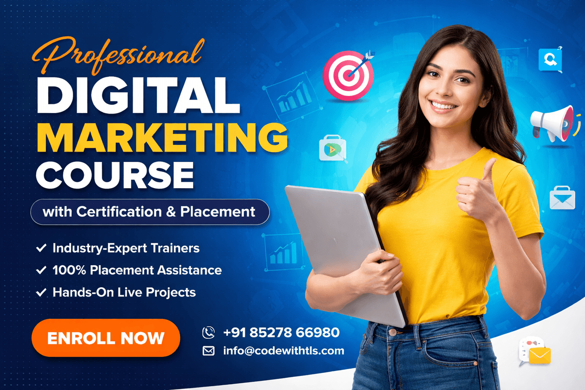 Professional Digital Marketing Course with Certification & Placement