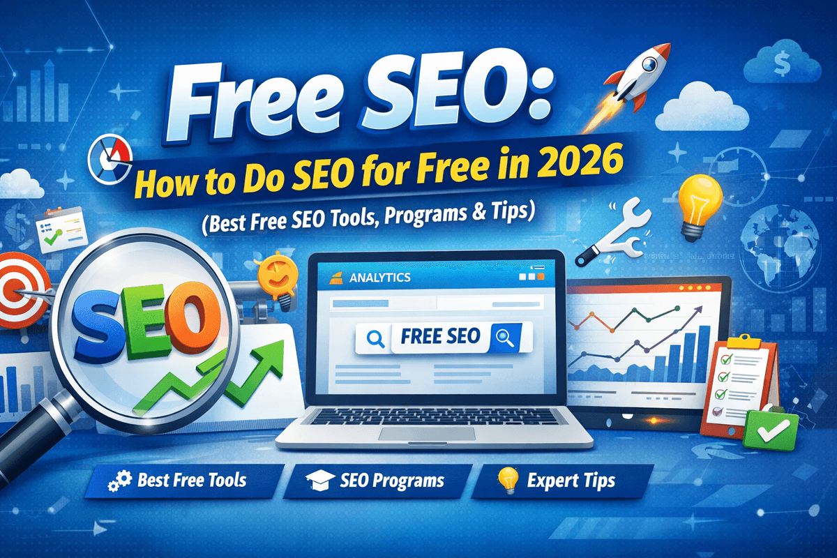 Free SEO: How to Do SEO for Free in 2026 (Best Free SEO Tools, Programs & Tips)