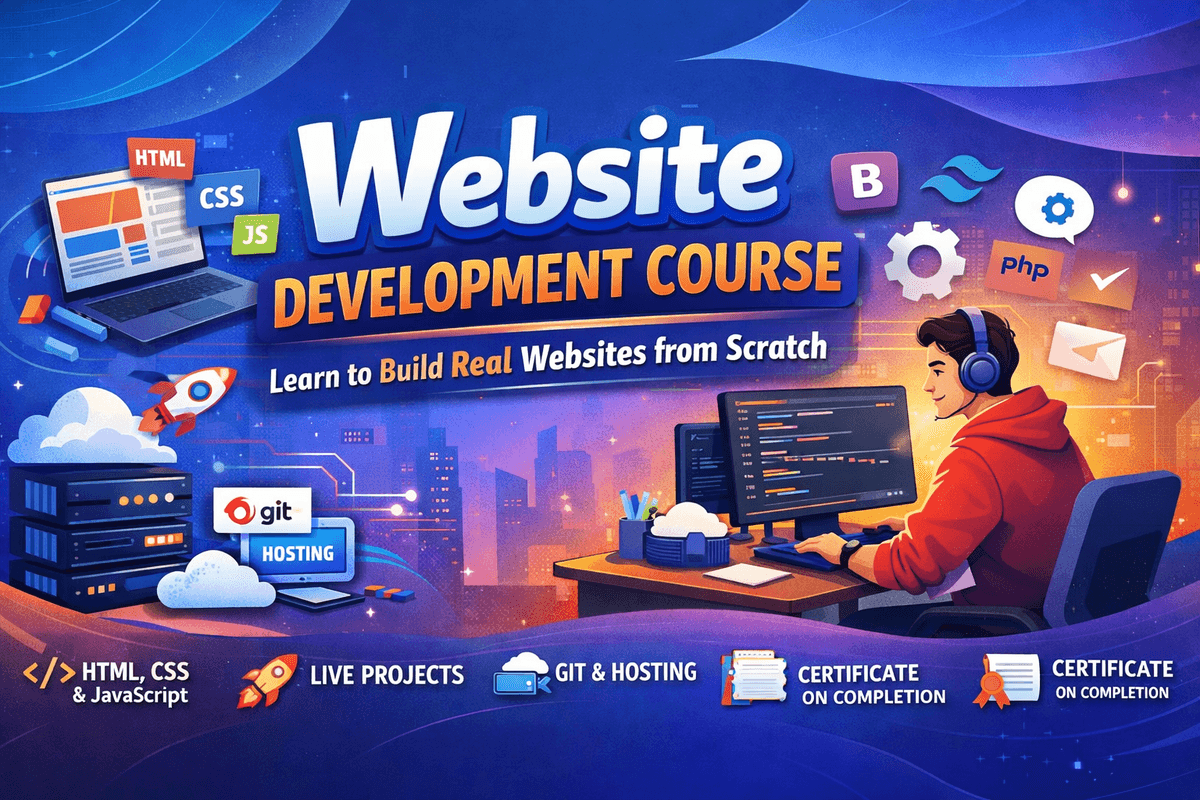 Website Development Course: Learn to Build Real Websites from Scratch